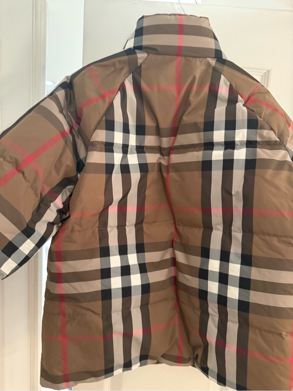 Burberry Brown and Brown Reversible Classic Check Puffer Jacket - Picture 3 of 11